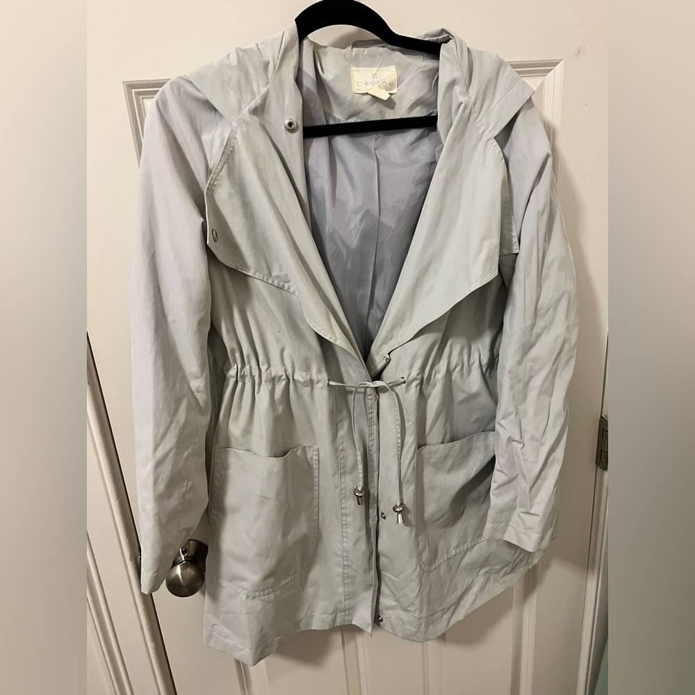 Light grey Raincoat